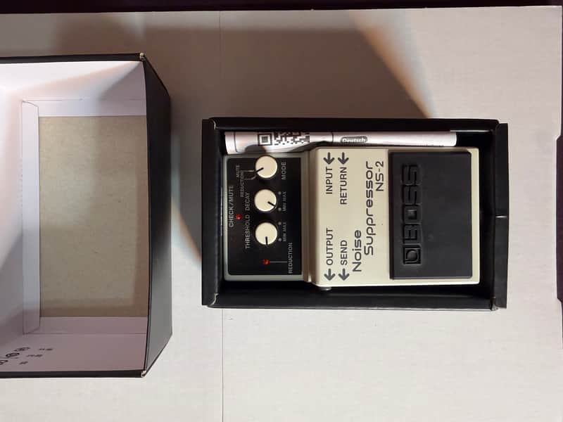 Boss NS-2 Noise Suppressor (Silver Label) 1989 - Present - White *Mint Condition