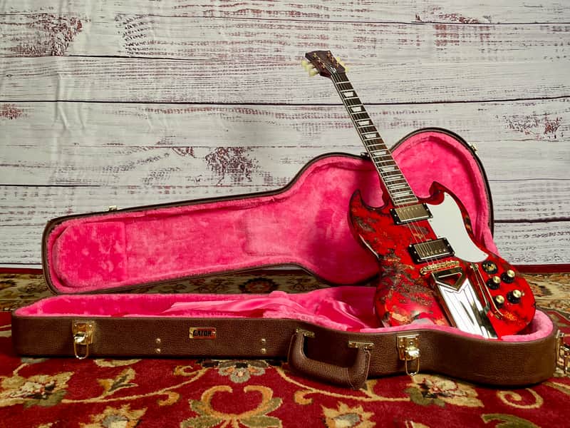 2026 Bell & Hern SG Custom "Red Hot Lover" Seymour's Kluson's w/HSC Mahogany body and neck Rosewood fretboard Angus, Derek, Carlos image 1
