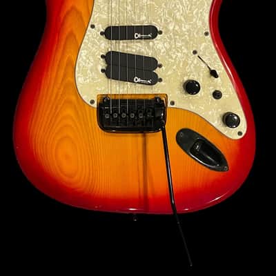 Charvel ST Custom - Circa 1990 1991 - MIJ - Made in Japan - Cherry Sunburst - w/ HSC image 1