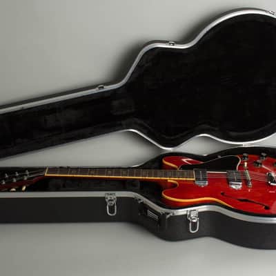 Immagine Gibson  ES-330TDC Thinline Hollow Body Electric Guitar (1966), ser. #847022, molded plastic hard shell case. - 10