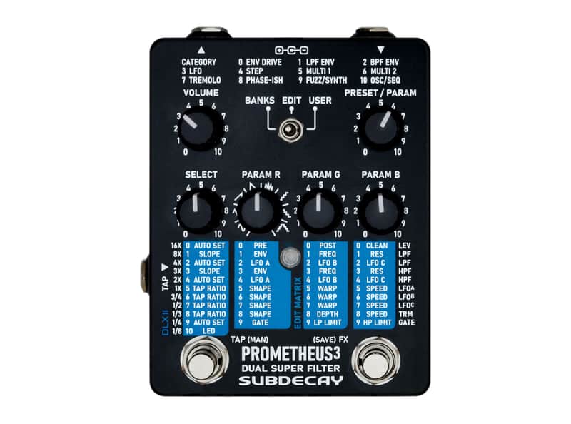 Subdecay Prometheus 3 Dual Super Filter Pedal [DEMO] image 1