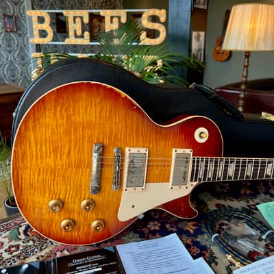 2009 Gibson Pearly Gates Les Paul Billy Gibbons Tom Murphy Aged #46 image 2