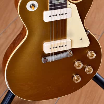Gibson Custom Murphy Lab 1954 Les Paul Goldtop Reissue Heavy Aged Double Gold image 8