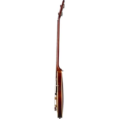 Epiphone Jack Casady Fretless Bass Guitar - Aged Royal Tan image 4