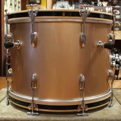 1950s/60s Gretsch Progressive Jazz Outfit in Copper Mist 14x20 8x12 14x14 image 5