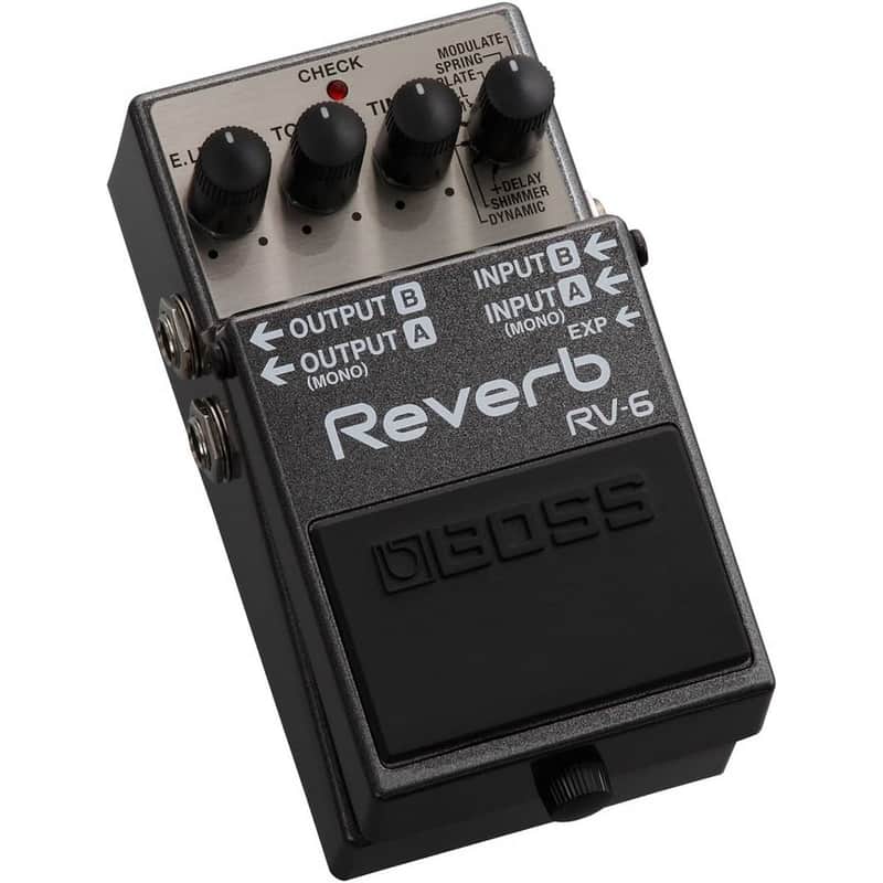 BOSS RV-6 Digital Reverb Guitar Effects Pedal image 1