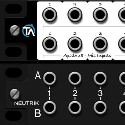 5- Pack Blank Patch Bay Labels Compatible with Neutrik NYS-SPP-L1 by Trace Audio image 2