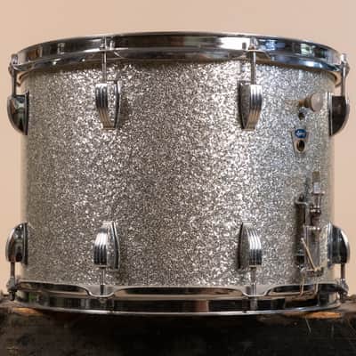 1960s Ludwig 10x14 Silver Sparkle Super Classic Parade Drum image 8