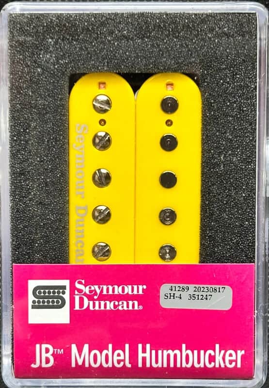 Seymour Duncan SH-4 JB Bridge Humbucker - Yellow image 1