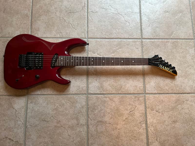 Hamer USA Californian 1988 Red Repaired image 1