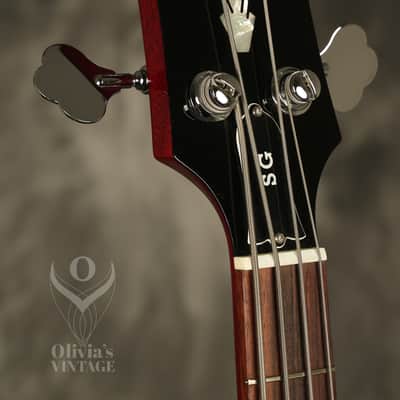 2010 Gibson SG Standard Bass Heritage Cherry NEAR MINT! image 9