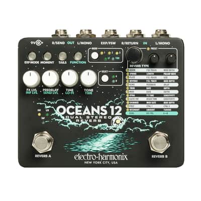 New - Electro Harmonix Oceans 12 Dual Stereo Reverb Pedal image 2