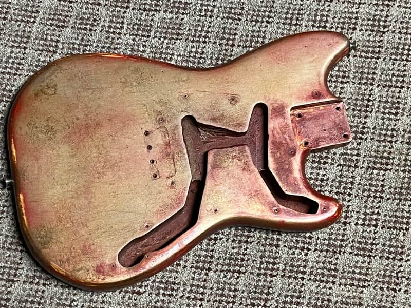 1959 1960 Fender Musicmaster Duo Sonic guitar body image 1