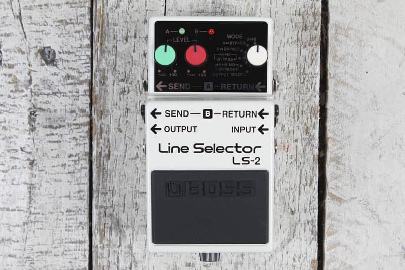 Boss LS-2 Line Selector Pedal Electric Guitar Line Selection Effects Pedal image 1