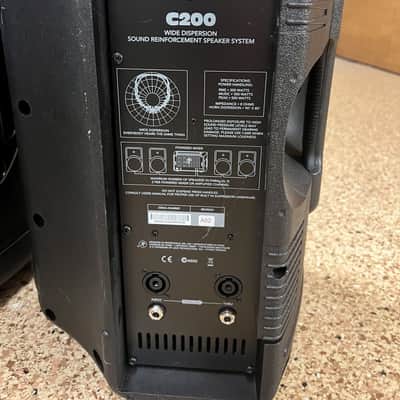 Mackie C200 10" 2-Way Passive Loudspeakers (Bundled PR) (2021) Excellent Condition image 4