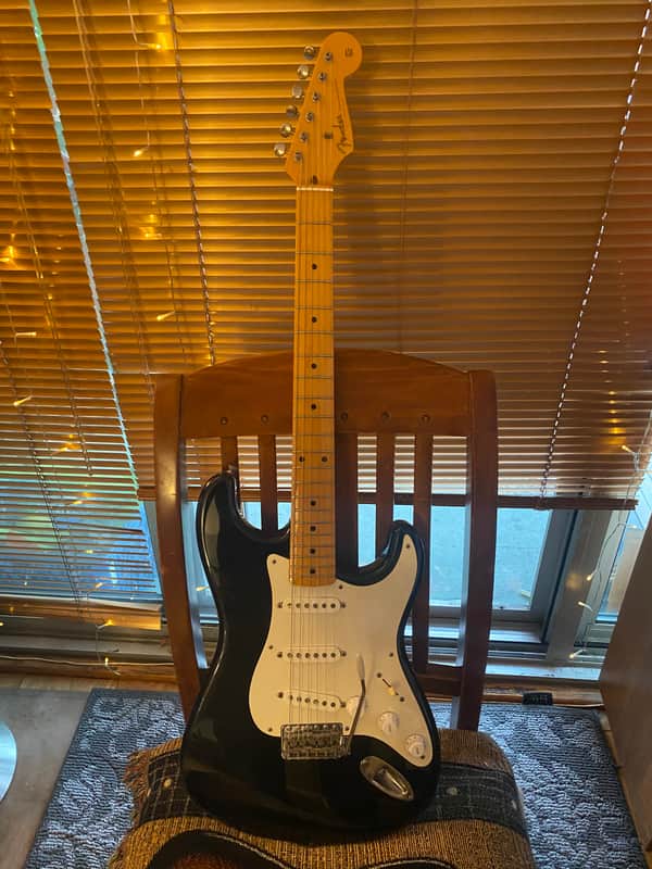 Fender Stratocaster 57 reissue 1993 - Black image 1
