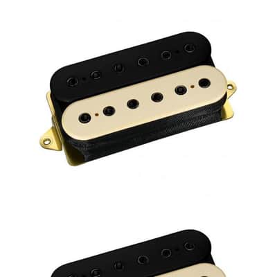 Dimarzio DP100 Super distortion Humbucker Bridge Pickup, Black & Cream, with Black pole- NEW image 3