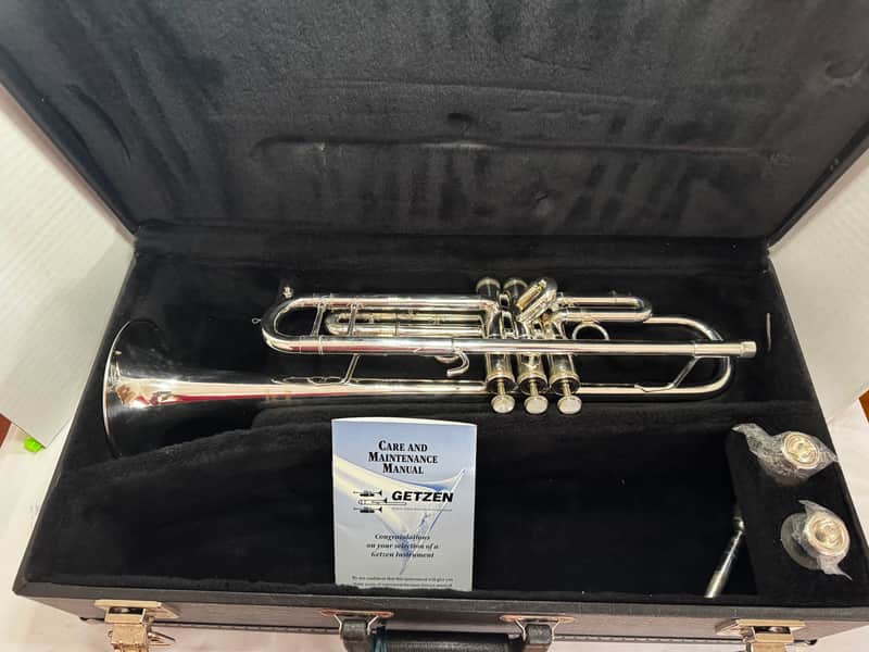 Getzen 700 -trumpet Silver image 1