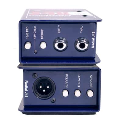 Radial J48 1-Channel Phantom Powered Active 48v Direct Box image 3