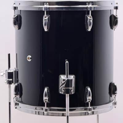 Remo 18/12/14/5x14" Gold Crown Jeff Hamilton Bop Drum Set - NOS Black Lacquer image 21