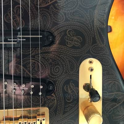Fender James Burton US Signature Telecaster 1990 - 2006 - Black with Gold Paisley image 14