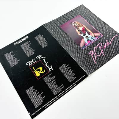 B.C. Rich B.C. Rich Fold-Out Brochure – Mockingbird, Bich, Eagle & Double Neck Era. 1981 image 4