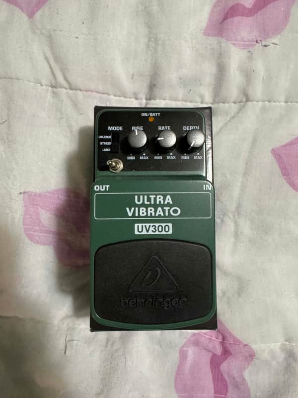 Behringer UV300 Ultra Vibrato Pedal with Modest Mike SLOW MOD image 1