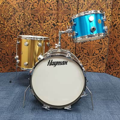 Hayman Vibrasonic 1970s Jelly-Bean Bop Shell Pack – 18″, 14″ & 12″ image 2