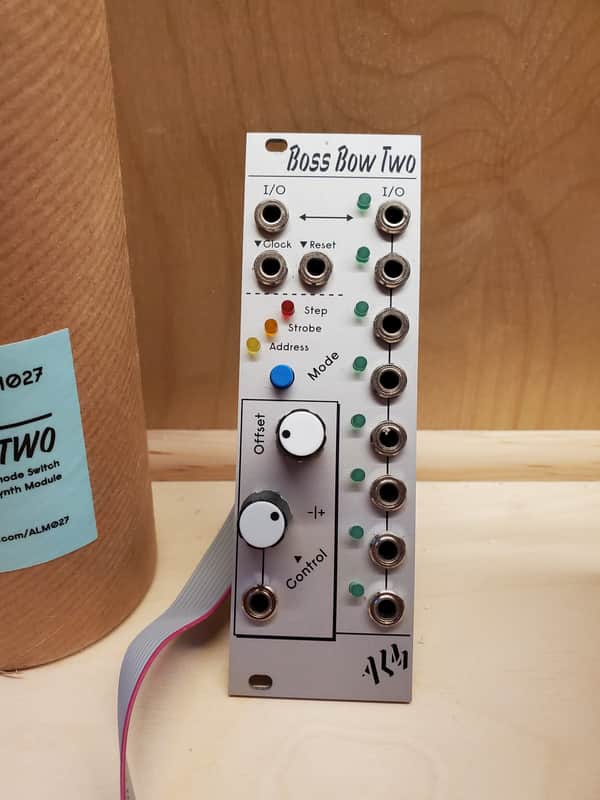 ALM/Busy Circuits ALM027 Boss Bow Two Multimode Switch Eurorack Synth Module 2020 - Present - Silver image 1