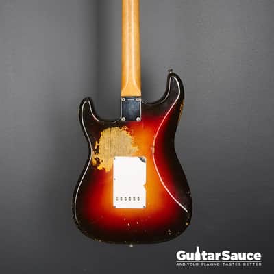 Fender Stratocaster Original Vintage Slab Board 1961 Sunburst (COD 1965VG) image 11