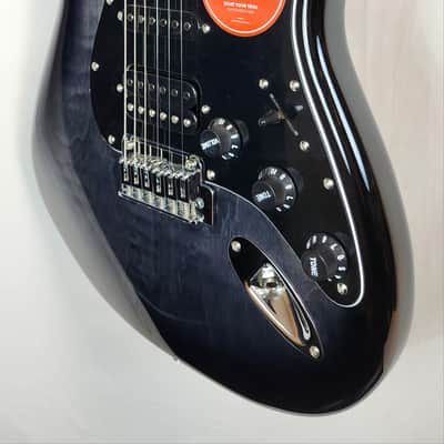 Squier Affinity Series Stratocaster FMT HSS, Maple FB, Black Burst image 3