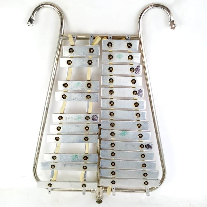 B.F.Kitching & Co Marching Bell Lyra Glockenspiel Xylophone Vintage +Mount Tube* image 1