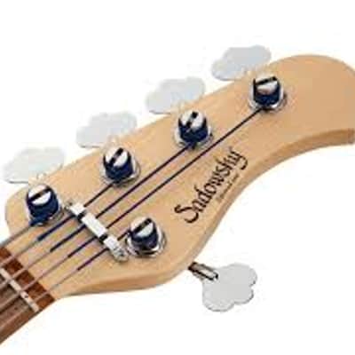 Sadowsky MetroLine 21-Fret Vintage P/J Bass-Red Alder Body-5 String-'59 Burst Transparent High Polish image 6