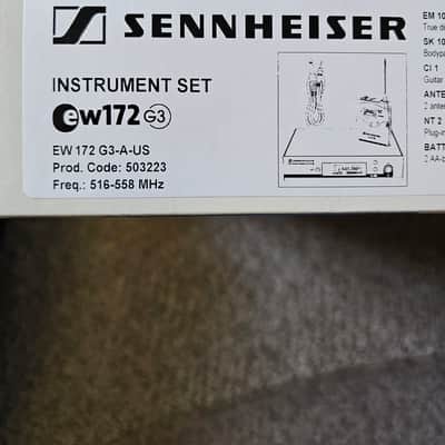 Sennheiser EW 100-ENG G3 - A Band 516-558MHz 2010s - Black image 7
