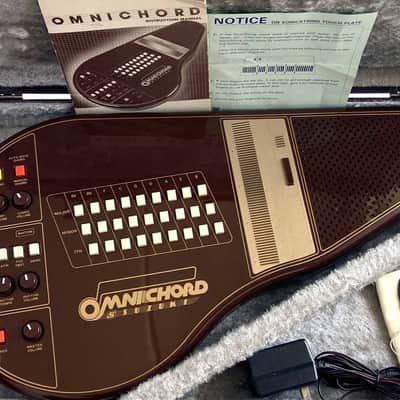 1981 Suzuki Omnichord OM-27 Brown Mk1 + Suzuki OCC-2 Wood Carrying Case Works Great Fully Functional image 2