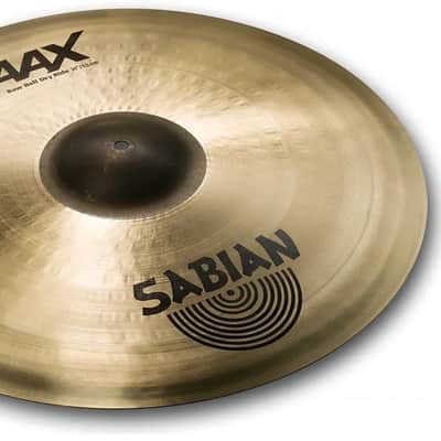 Sabian AAX 21" Raw Bell Dry Ride Cymbal Natural Finish | Bundle & Save| Made in Canada | Auth Dealer image 1