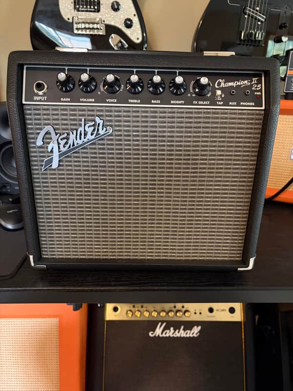 Fender Champion II 25 25-Watt 1x8" Guitar Combo 2024 - Present Black image 1