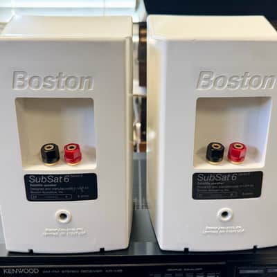 Boston Acoustics SubSat 6 Satellite II Speakers Pair, Tested SEE VIDEO image 4