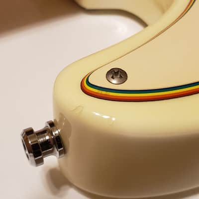 Kramer Elliot Easton EE PRO1 RARE! 1987 White/White/Rainbow image 5