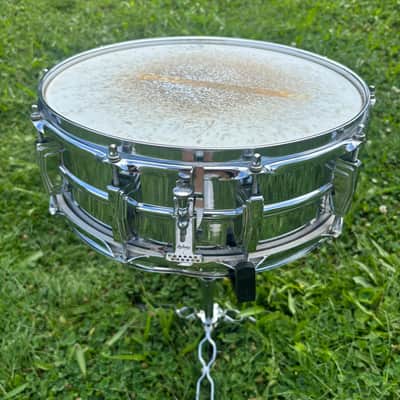 Ludwig LM400 Supraphonic 5x14" 10-Lug Aluminum Snare Drum 1985 - Present - Chrome-Plated image 7