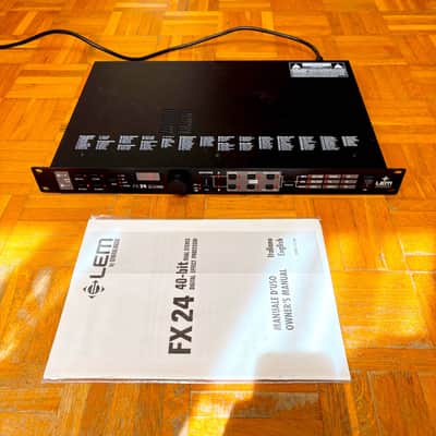 LEM FX-24 Multi-effect Reverb Delay Box! Made in Italy in 1990s! With original printed manual! image 2