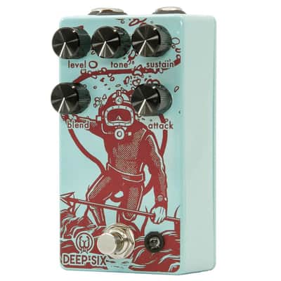 New Walrus Audio Deep Six V3 Compressor Guitar Effects Pedal image 2