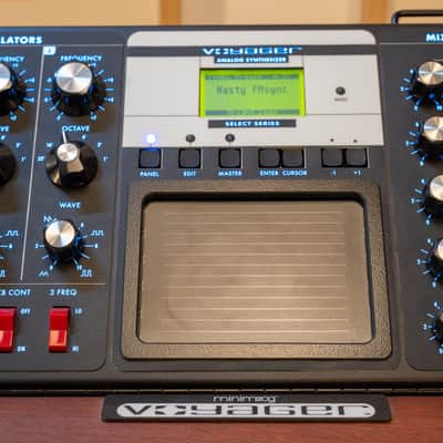 Moog Minimoog Voyager Select Series 44-Key Monophonic Synthesizer 2006 - 2013 - Cherry Cabinet image 3