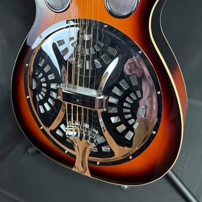 Gold Tone PBR Paul Beard Signature Round Neck Resonator Guitar Tobacco Sunburst w/ Case image 4
