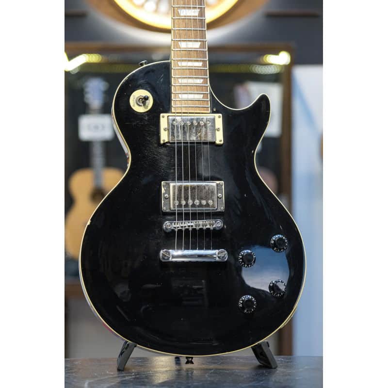 2001 Epiphone Les Paul Standard ebony image 1