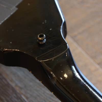 Unplayed! 2022 Gibson Custom Shop Kirk Hammett Signature 1979 Flying V Murphy Lab Aged Ebony + COA OHSC image 18
