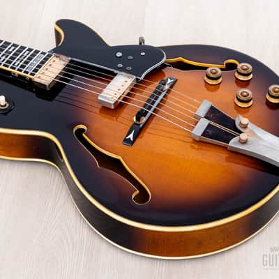 1978 Ibanez George Benson Signature GB10 Archtop Electric Guitar Sunburst, Japan Fujigen image 12