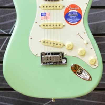 Fender Jeff Beck Stratocaster - Surf Green - Incl Vintage Style Tweed Case image 6