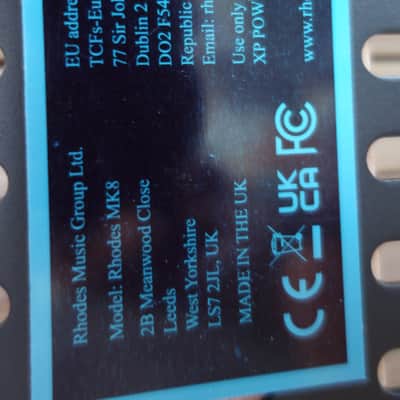 Rhodes MK8/73 (UK/2026)  elec piano with MIDI fitted image 13