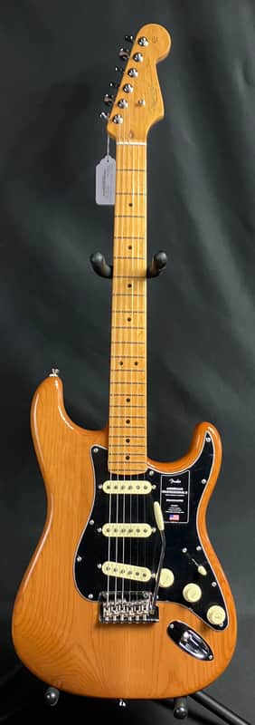 Fender American Professional II Stratocaster Electric Guitar Roasted Pine w/ OHSC image 1